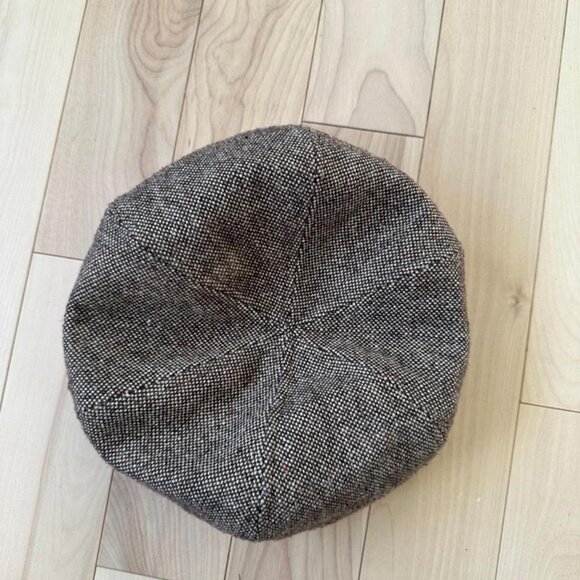 Nine West Tweed Beret – Brown Wool Blend Lined - Picture 7 of 7